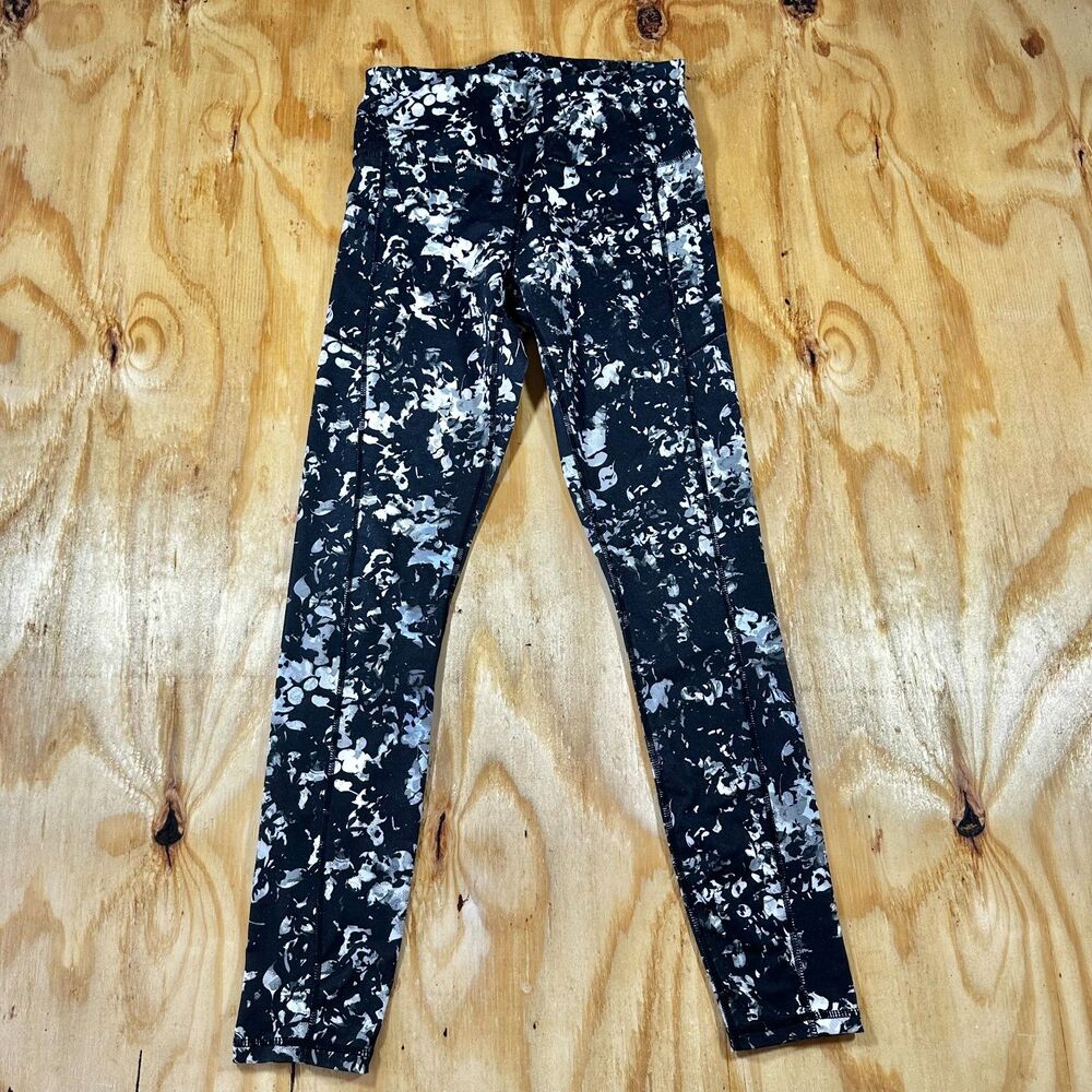 Gaiam High-Waisted Abstract Print Yoga Leggings - Size M
